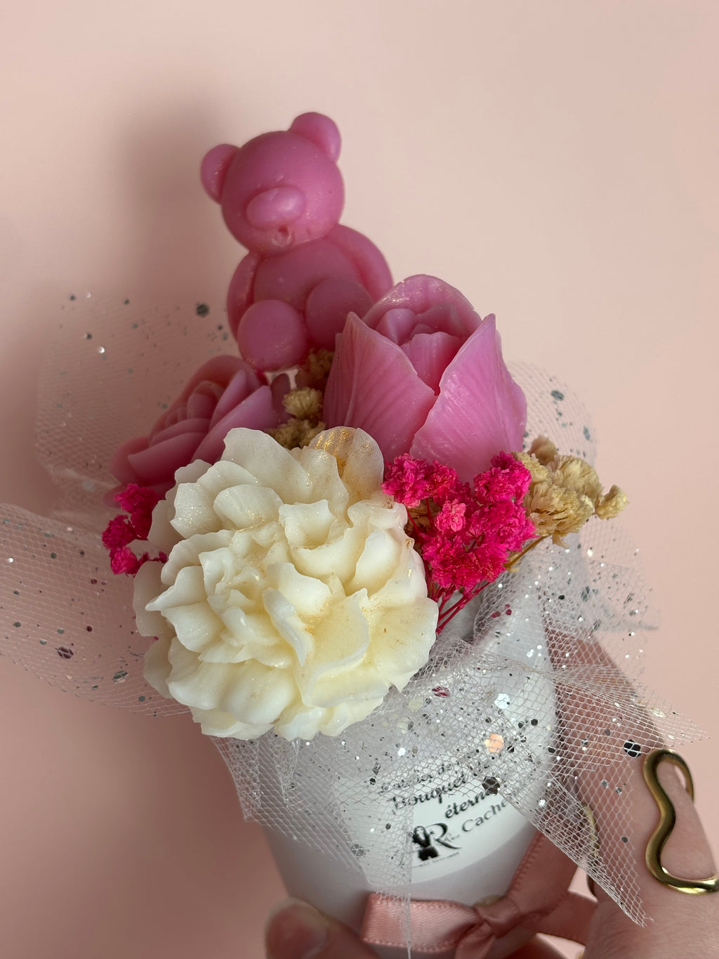 Mini bouquet parfumé Cachemire & Soie (100g)