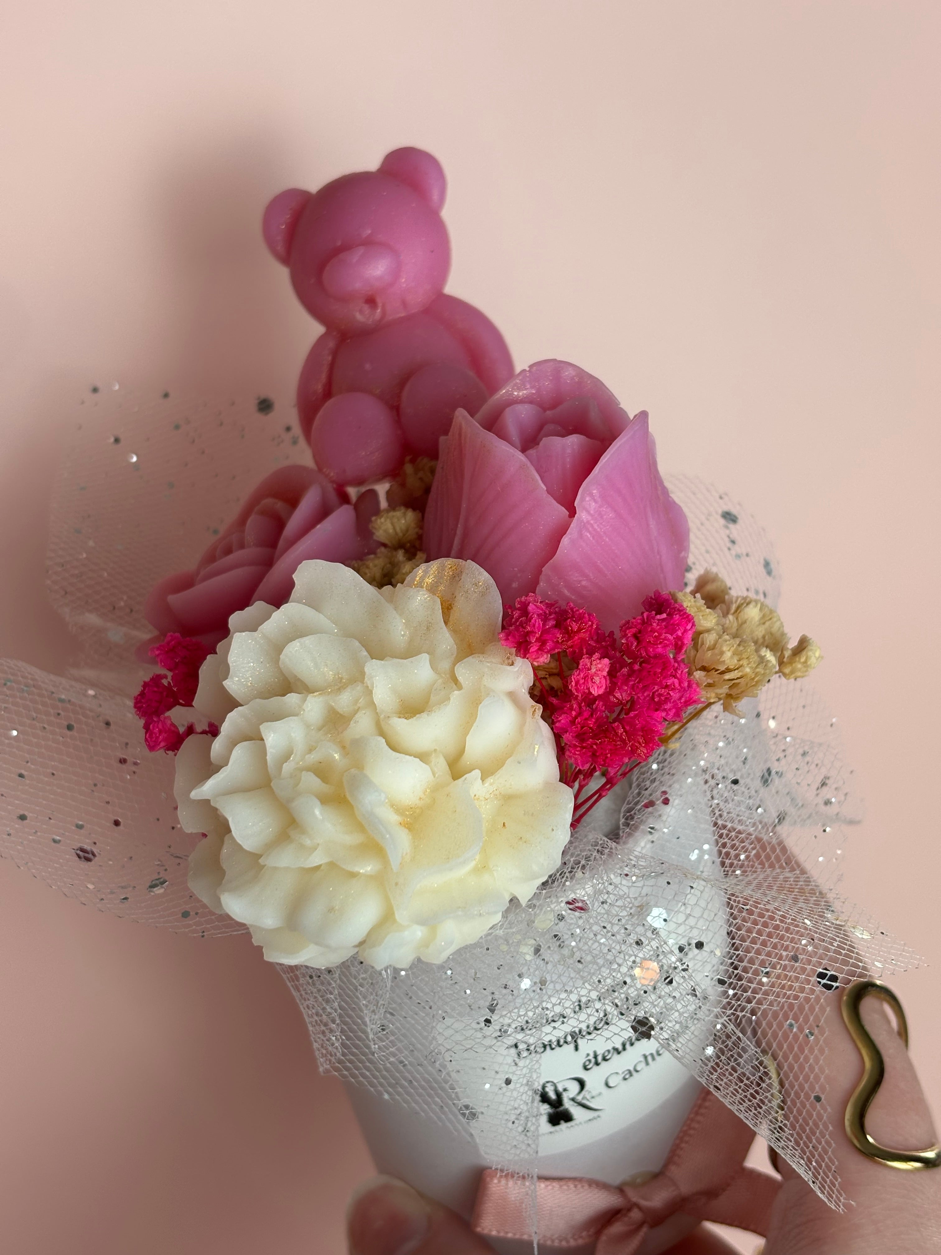 Mini bouquet parfumé Cachemire & Soie (100g)