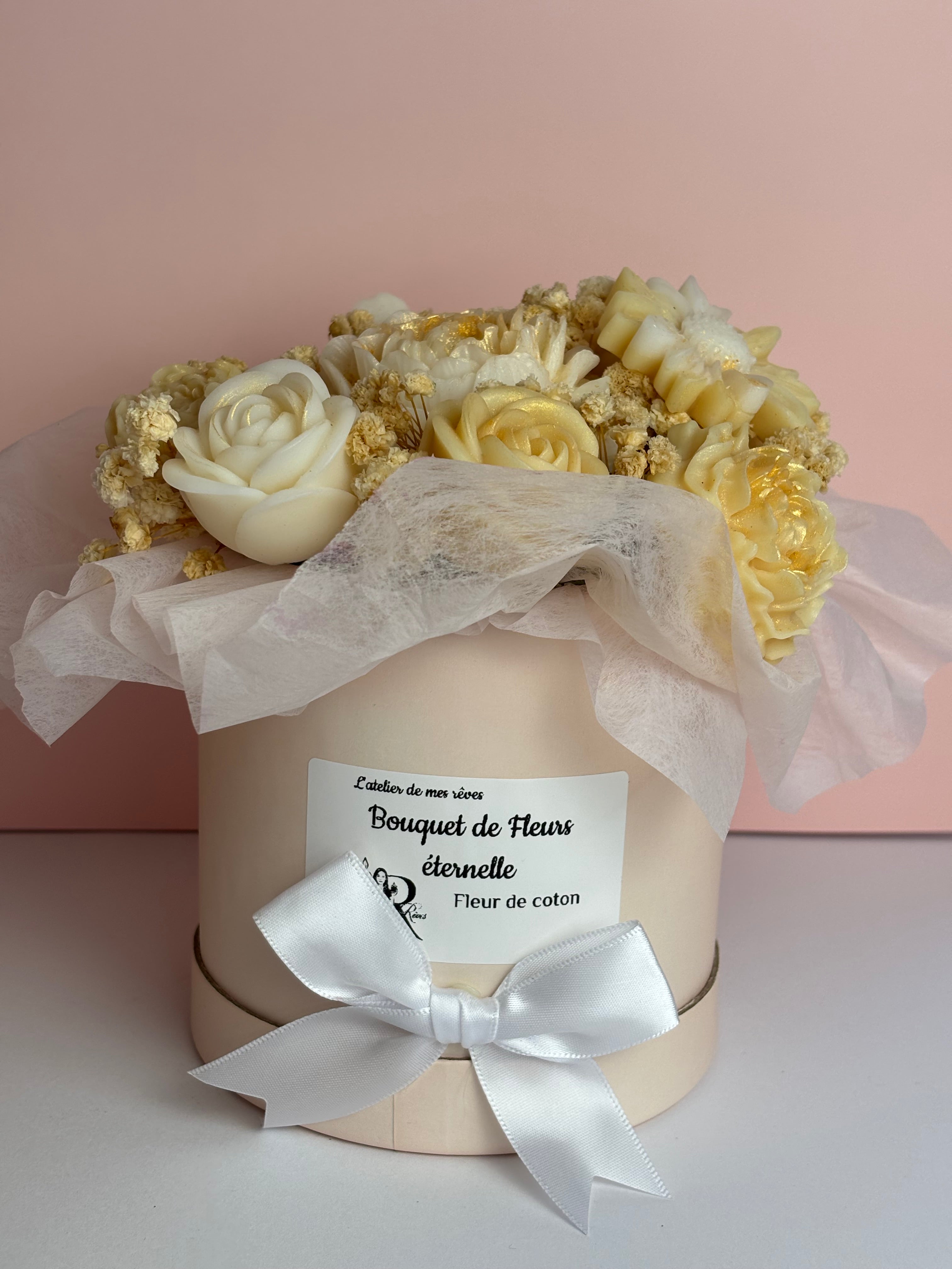 Grand bouquet parfumé Fleur de coton (250g)