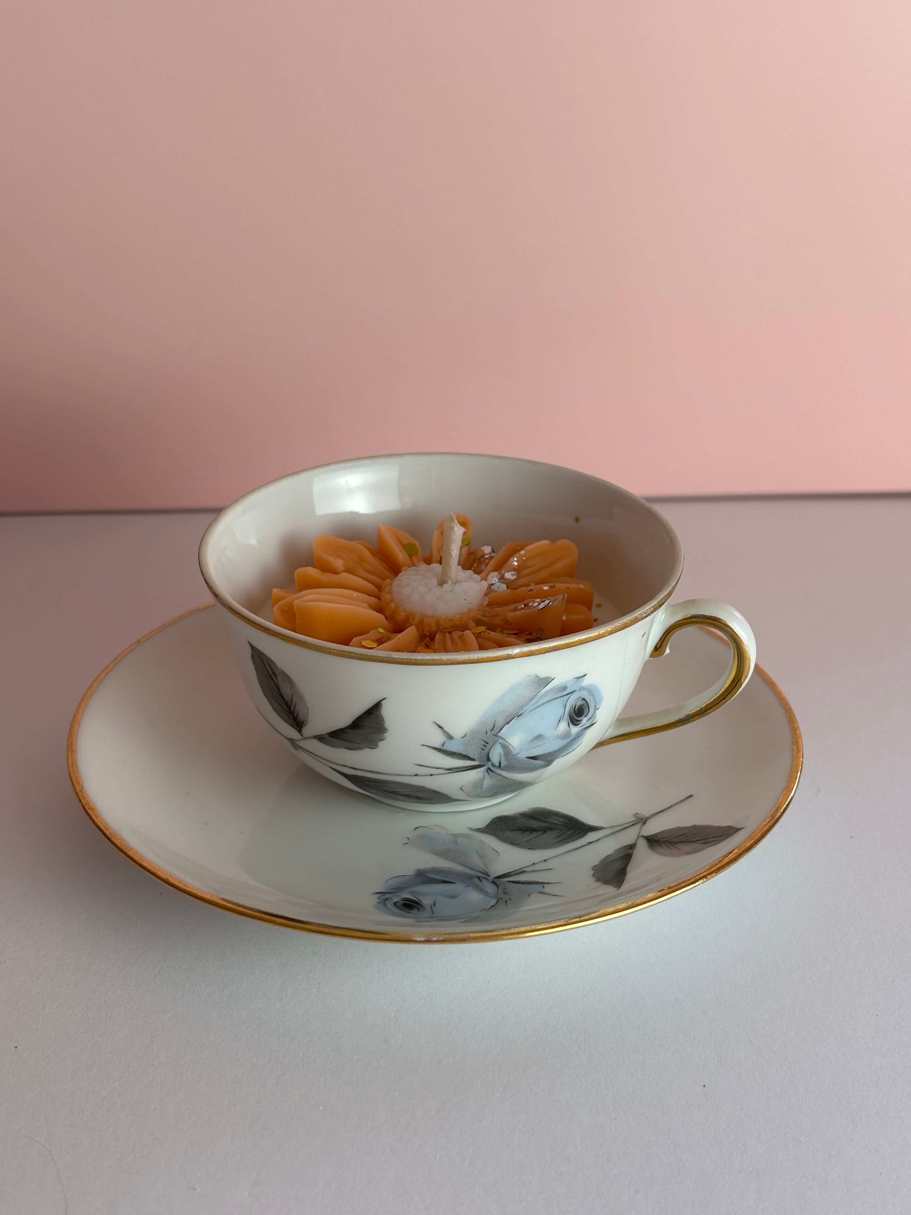 Bougie vintage Fleur d'abricot (65g)