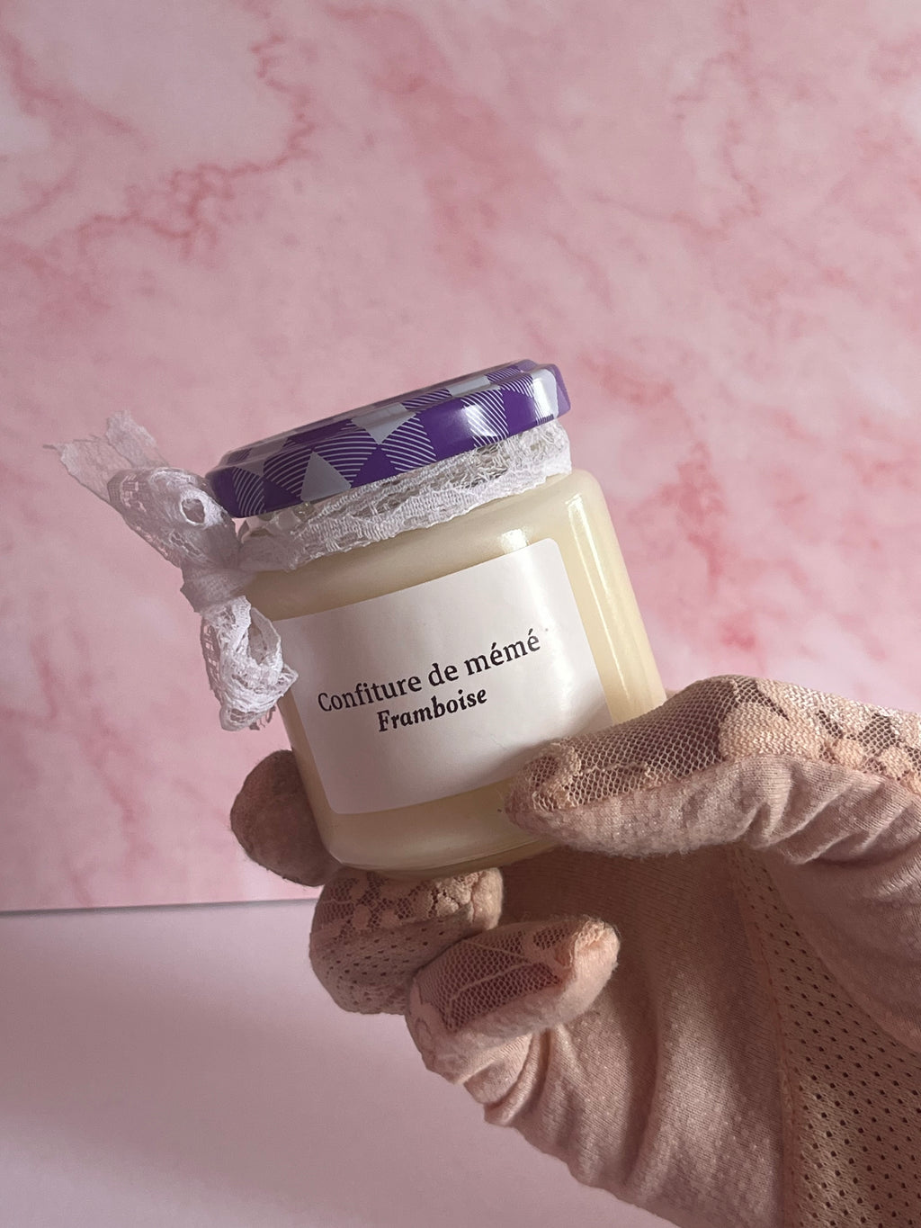 Bougie confiture de mémé Framboise (45G)