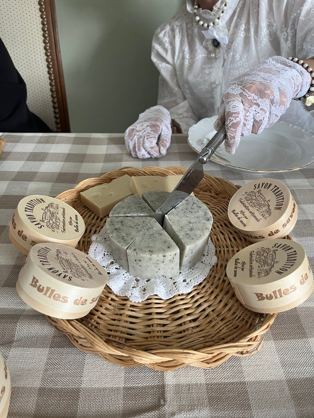 Savons Roquefort Pêche & menthe (75g)
