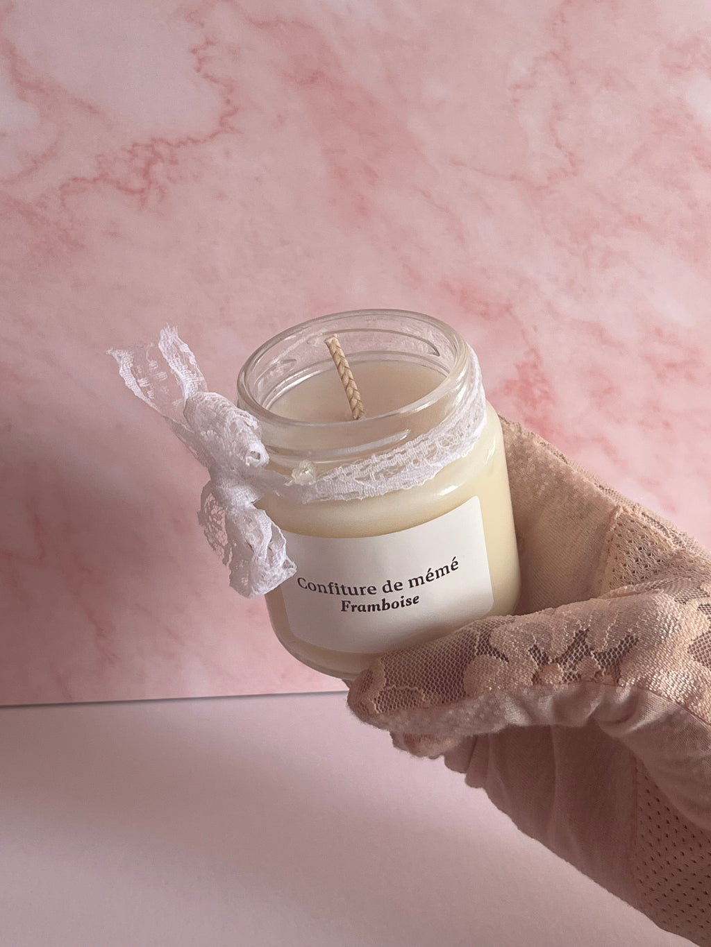 Bougie confiture de mémé Framboise (45G)