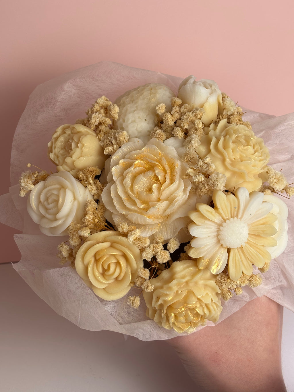 Grand bouquet parfumé Fleur de coton (250g)